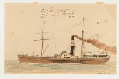Steamship BERZELIUS by Per Wilhelm Cedergren